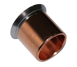 Iron plated copper inhalation tube